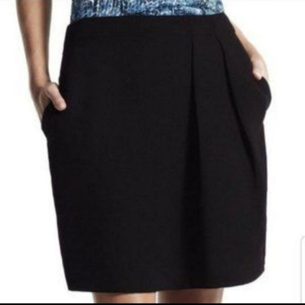Derek Lam for Design Nation Pleated Black Skirt